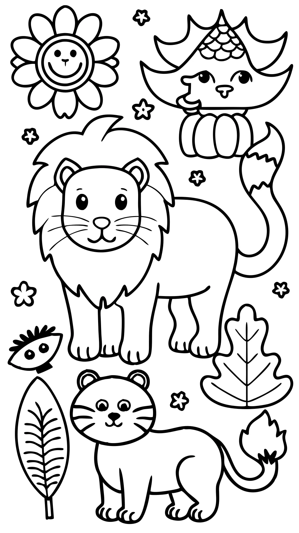 coloriages d’animaux imprimables